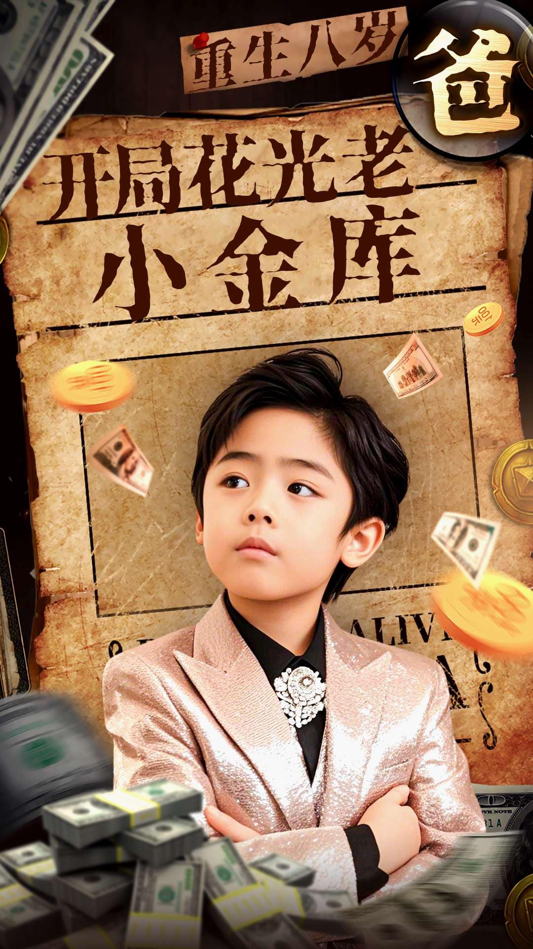 重生八歲，開局花光老爸小金庫(全集)